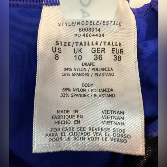 NWT MAGICSUIT One Piece Swimsuit Solid Angelina Cobalt Blue - Picture 9 of 10